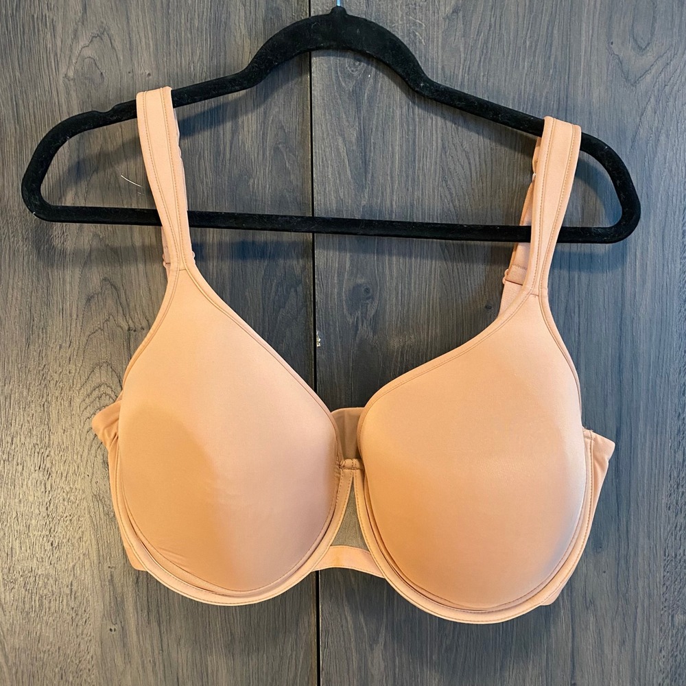 UNDEROUTFIT Bra Women 40E Nude Pink Full Coverage Underwire Style 1235